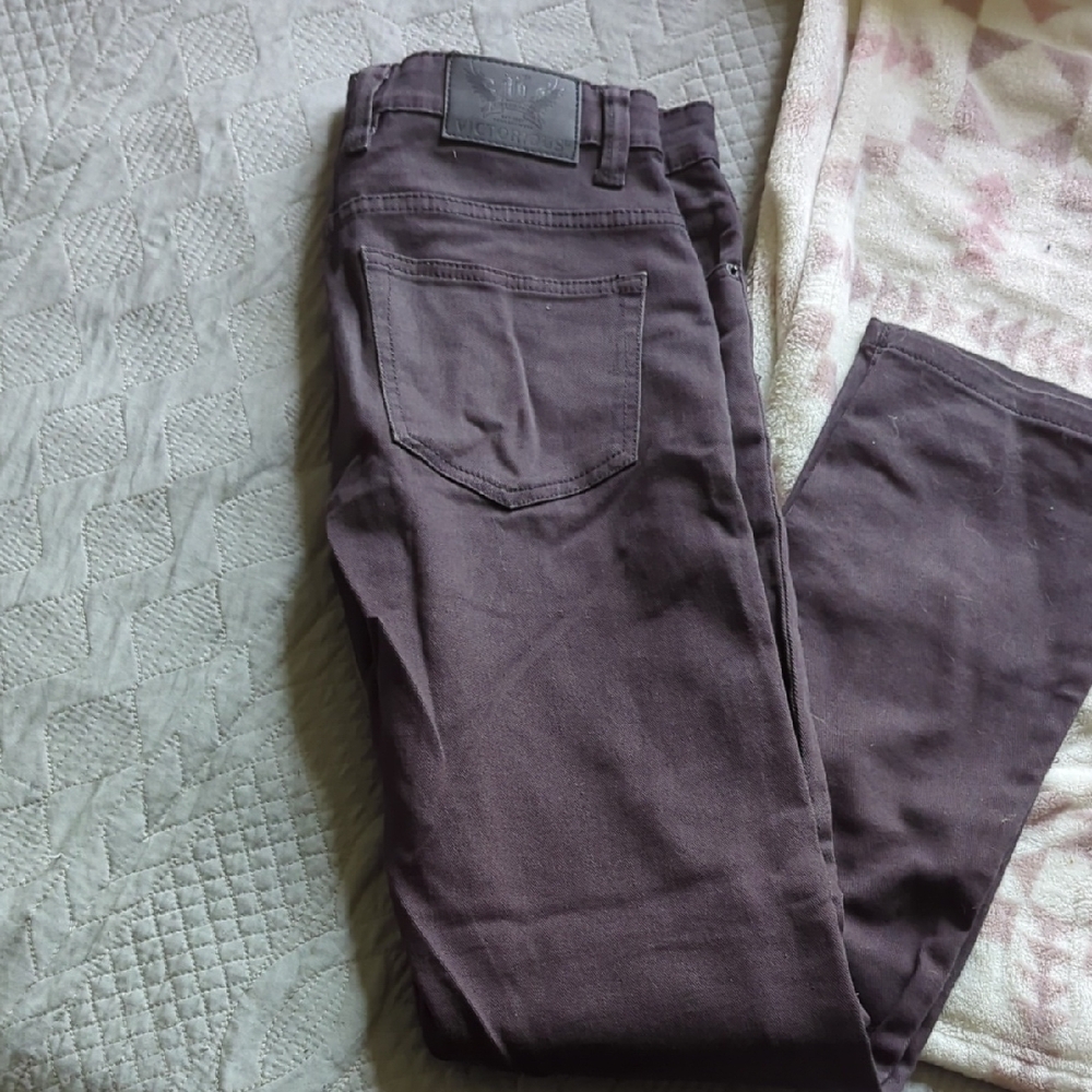 Black Slim Fit Jeans with Seam Details